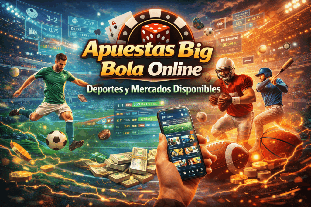 Apuestas Big Bola Online — Deportes y Mercados Disponibles